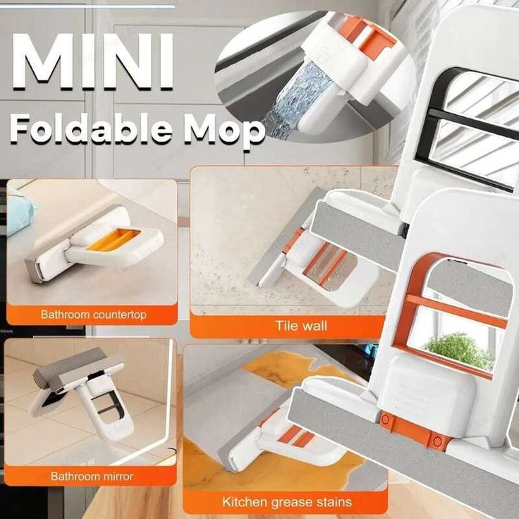 ScrubMaster™ 2-in-1 Wall & Floor Cleaning Brush with Replaceable Sponge