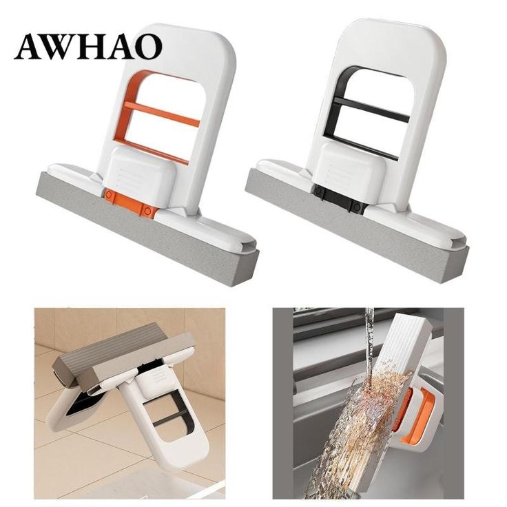 ScrubMaster™ 2-in-1 Wall & Floor Cleaning Brush with Replaceable Sponge