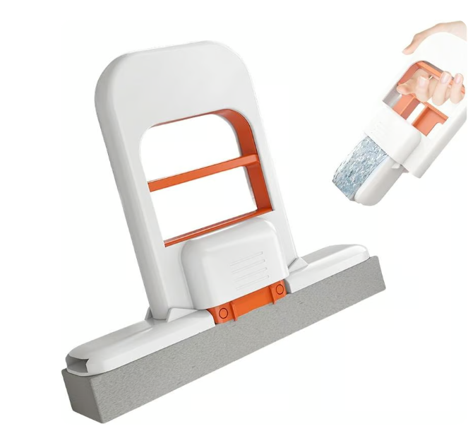 ScrubMaster™ 2-in-1 Wall & Floor Cleaning Brush with Replaceable Sponge