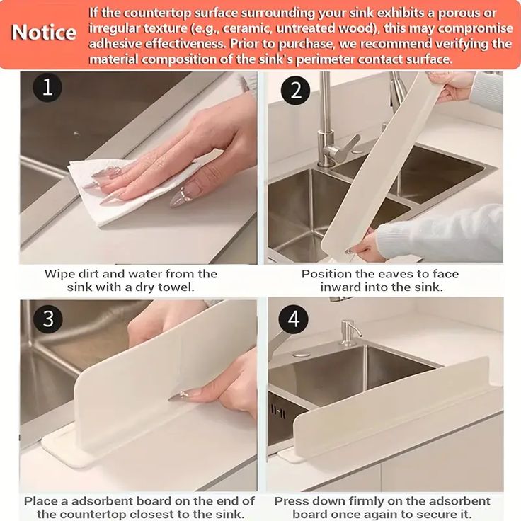 SplashGuard™️ Flexible Sink & Stove Water Barrier